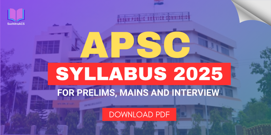 APSC SYLLABUS 2025