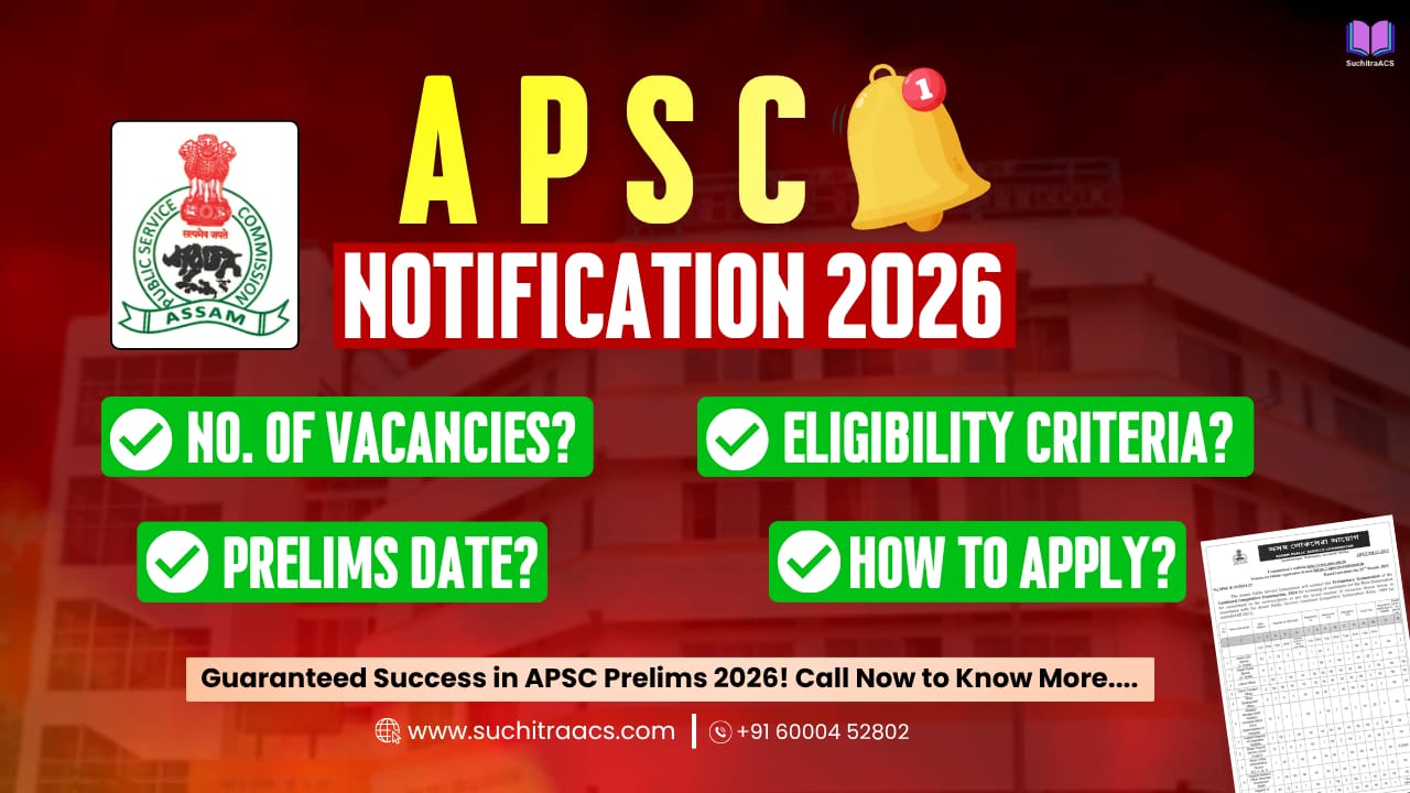 APSC Prelims Notification 2026