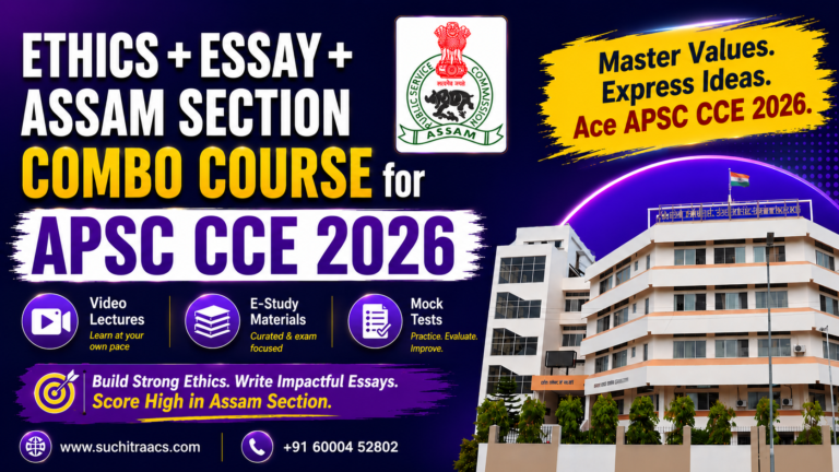 APSC Ethics + Essay + Assam Section Combo Course for APSC CCE 2026