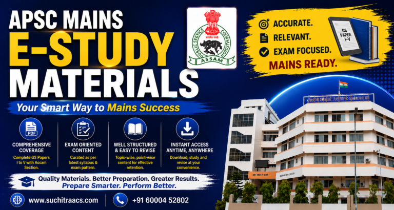 APSC Mains E-Study Materials
